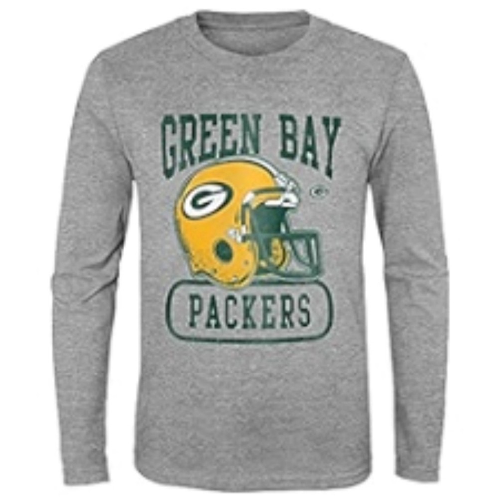 Officially Licensed NFL Green Bay Packers Apparel Premium Football Long Sleeve